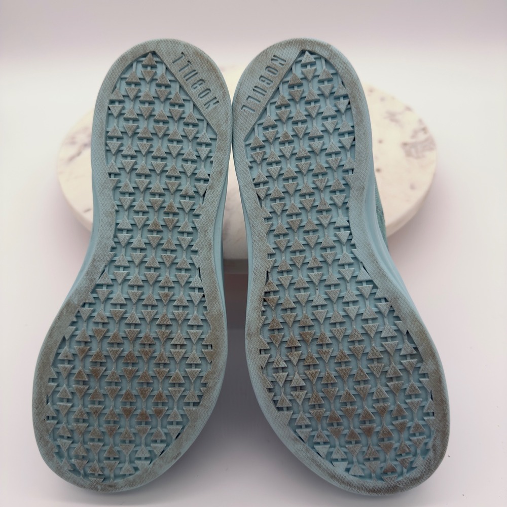 NoBull Canvas Mid Trainers Womens 7 Blue Aqua Tie Dye High Top‎ Training Shoes - Picture 10 of 11